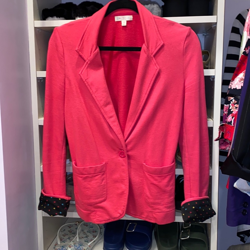 Final day! Adorable pink blazer